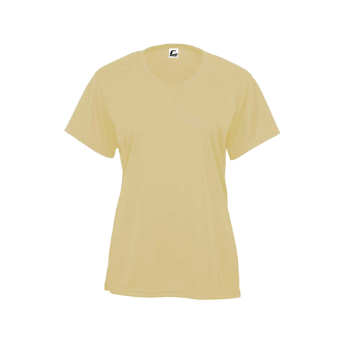 Badger Sport C2 Women's Tee (560000-002603), Color 'Vegas Gold'